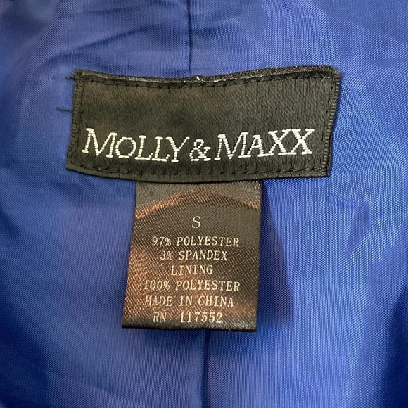 🌸Geometric print zip front Jacket by Molly & Maxx size small - Picture 4 of 9